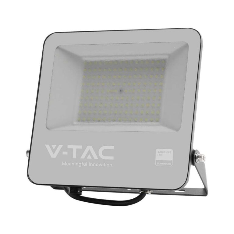 200W LED projektør - 135lm/W, Samsung LED chip, arbejdslampe, 1m ledning, udendørs