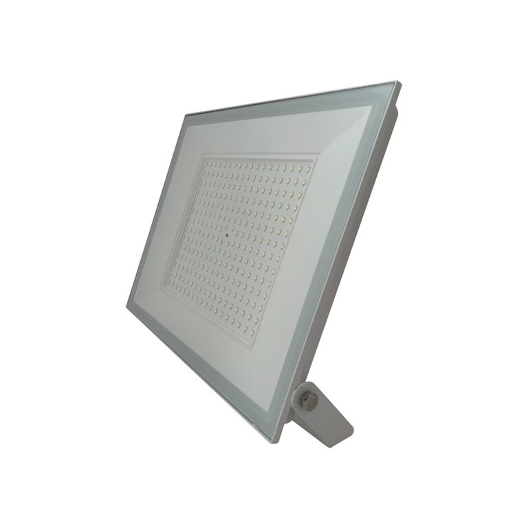200W LED projektør - IP65, 4000K, sort kabinet, udendørs