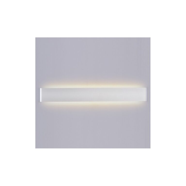 20W LED hvid aflang væglampe - IP44 udendørs, Indirekte, inkl. lyskilde