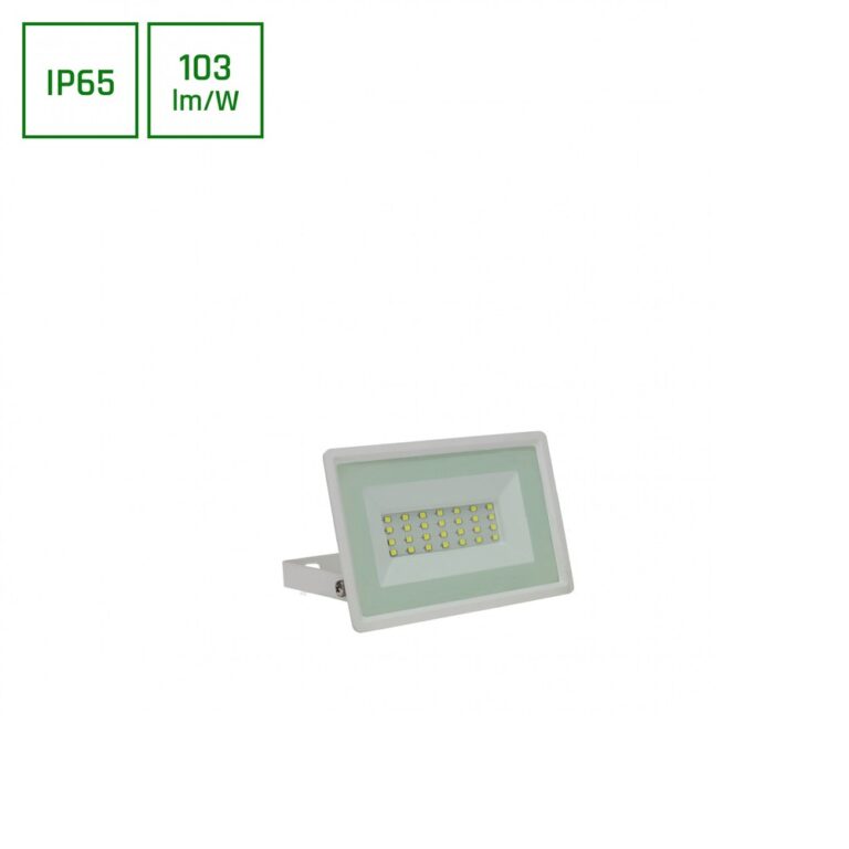 20W LED projektør - Hvid, arbejdslampe, IP65 udendørs
