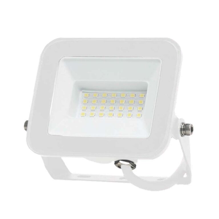 20W LED projektør, hvid - Samsung LED chip, IP65, 6500K, udendørs
