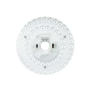 24/18/12W LED indsats med linser, flicker free - Ø17 cm, Valgfri CCT, erstat G24, cirkelrør og kompaktrør