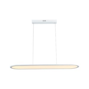 24W LED pendel / hængelampe - 80x104cm, 3000lm, hvid, 3000K, inkl. lyskilde