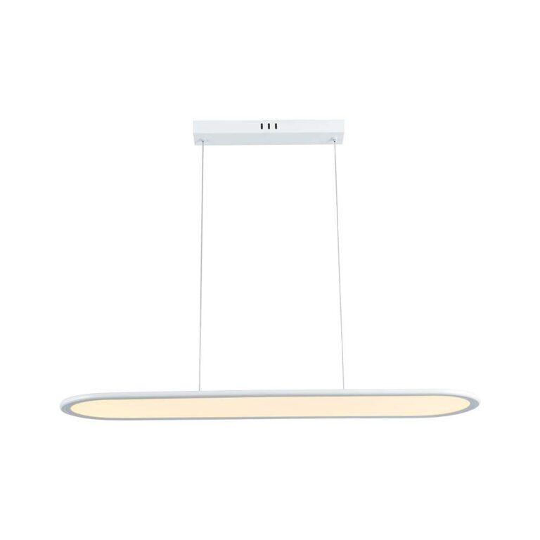 24W LED pendel / hængelampe - 80x104cm, 3000lm, hvid, 4000K, inkl. lyskilde