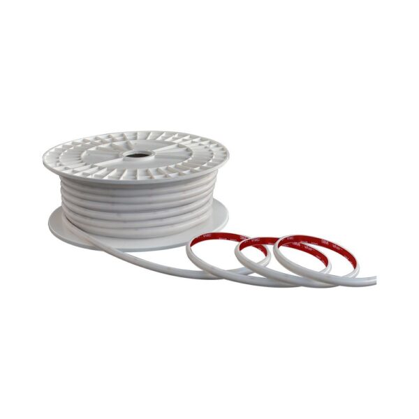 286 LED Stribe Lys 12.5W/m - 6500K, 50m/rulle, 220V, IP65