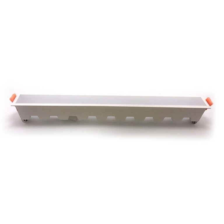 29cm 20W LED lineært armatur - Ultra slim, hvid kant, 6400K, IP20 indendørs