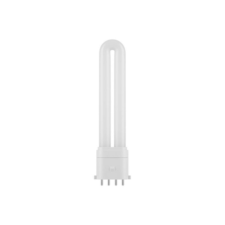 2G7 14,6cm / 4,5W PLS LED pære - 4-pin, opal glas, 6500K