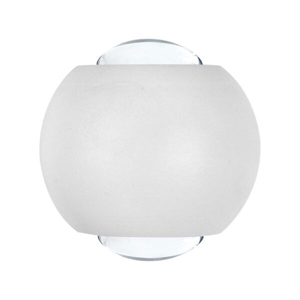 2W Væglampe - LED, COB, 2 Vejs, 4000K, Hvidt Hus