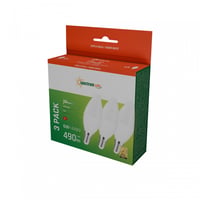 3 stk. E14 6W LED kertepære, 490lm, Ikke dæmpbar, 3000K