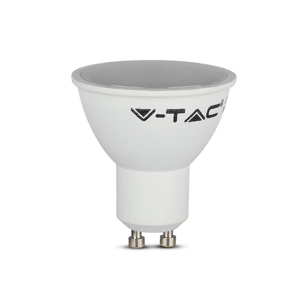 3 stk. GU10 4,5W LED pære - 400lm, mat glas, varm hvid