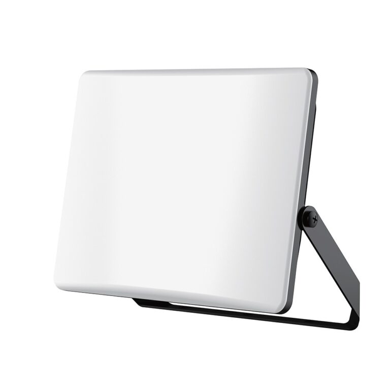 30W LED projektør CCT - 3000lm, IP65, sort, mat glas, 3-i-1 farveskift, udendørs