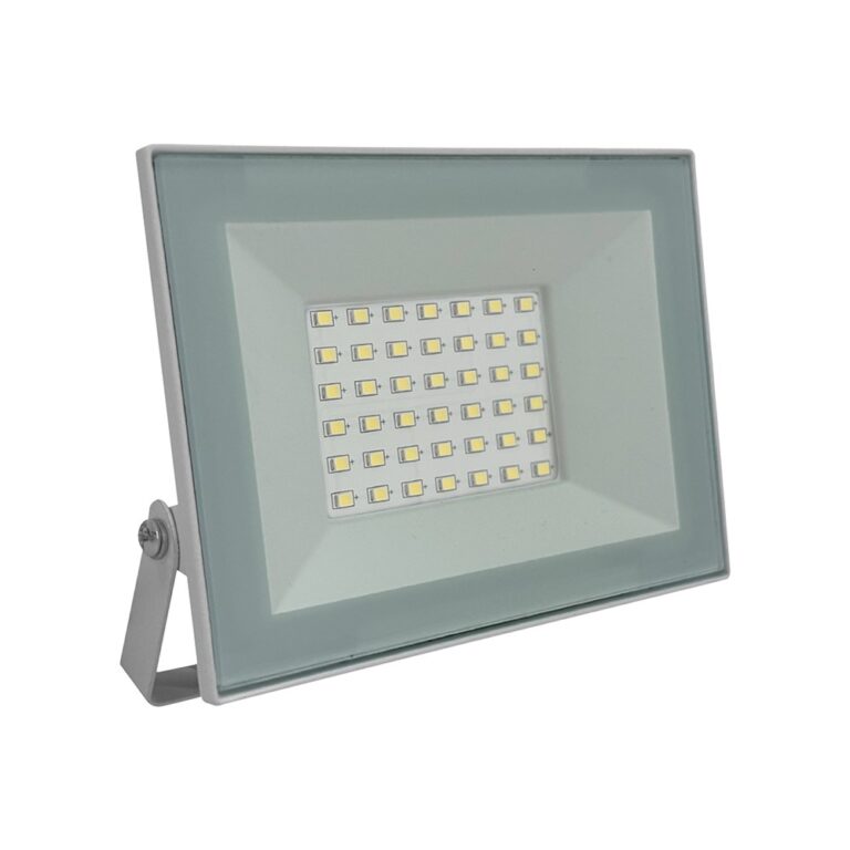 30W LED projektør - Hvidt hus, 6500K
