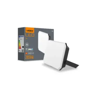 30W LED projektør, sort - 2850lm, IP65, 5000K, udendørs, arbejdslampe