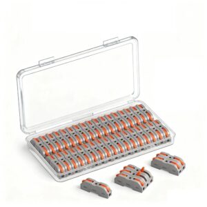 34 stk. Skrueløs muffe - 0,32-2,5mm2