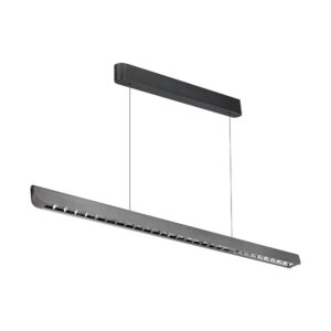 36W LED lineær pendel med Samsung LED - Matt grå, 120cm, CCT, 3-i-1 farve, IP20