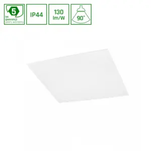 36W LED panel, 60x60 - 4000K, hvid kant