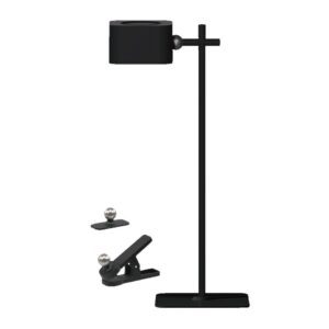 3W LED magnetisk bordlampe, genopladelig - Touch dæmpbar, CCT, op/ned lys, sort, USB-C, transportabel