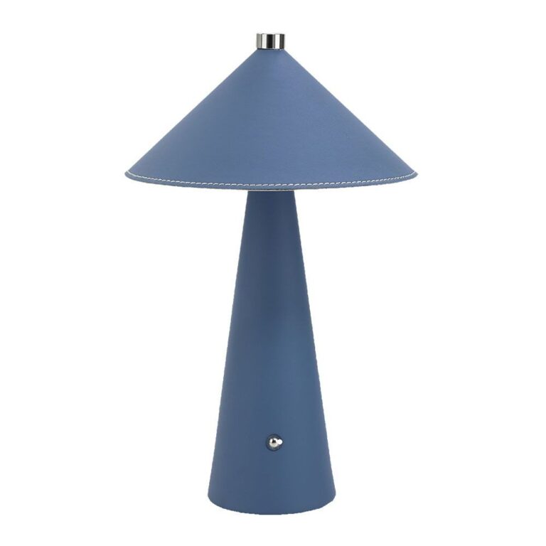 3W bordlampe - LED, genopladelig, touch dæmpbar, 3i1, blå, hus