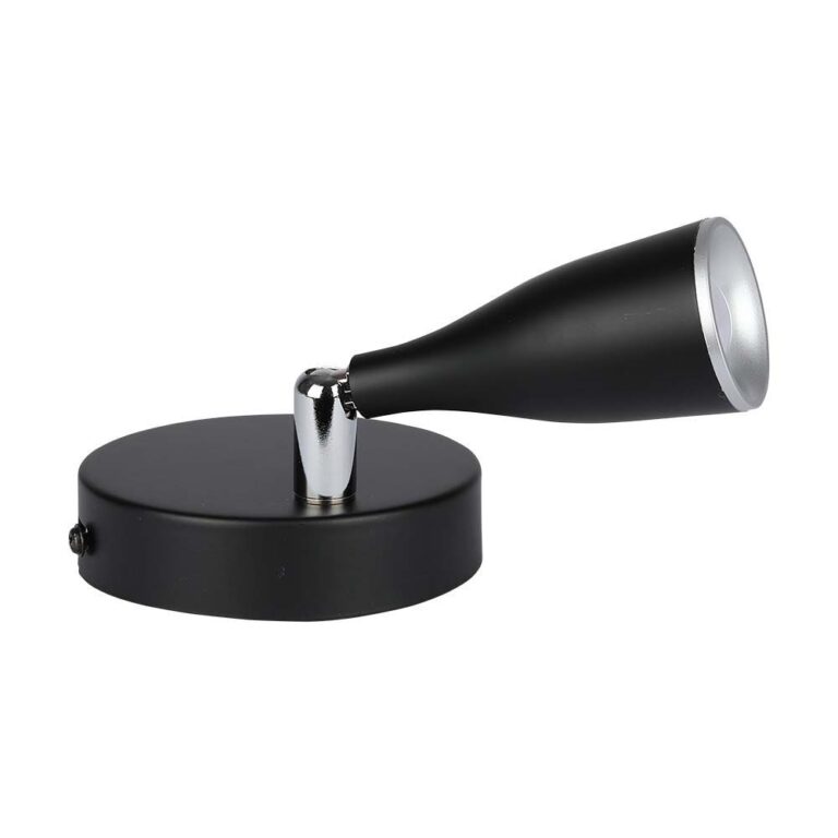 4,5W Væglampe - LED, 4000K, sort