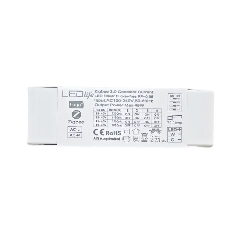 48W / 1050-1200mA CCT driver til LED panel - 15-40V, Zigbee, Hue kompatibel, CCT justerbar