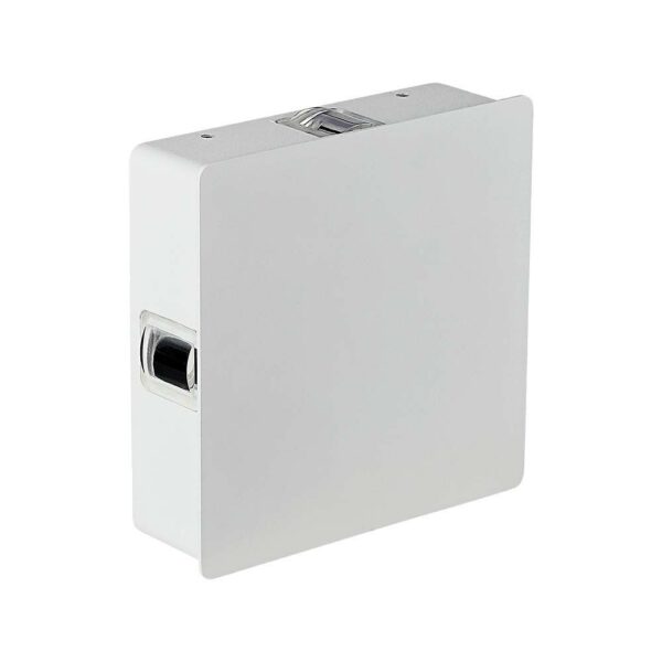 4W Væglampe - LED, 4000K, IP65, Hvid, Kvadrat