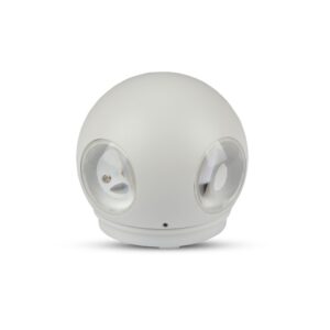 4W rund LED væglampe - IP65, 110lm/W, hvid, udendørs, inkl. lyskilde