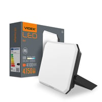 50W LED projektør, 4100lm, IP65, 5000K neutral hvid, sort