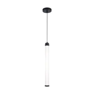 5W LED Designer pendel - 600lm, Metal + Glas, Ø5,5cm, inkl. lyskilde