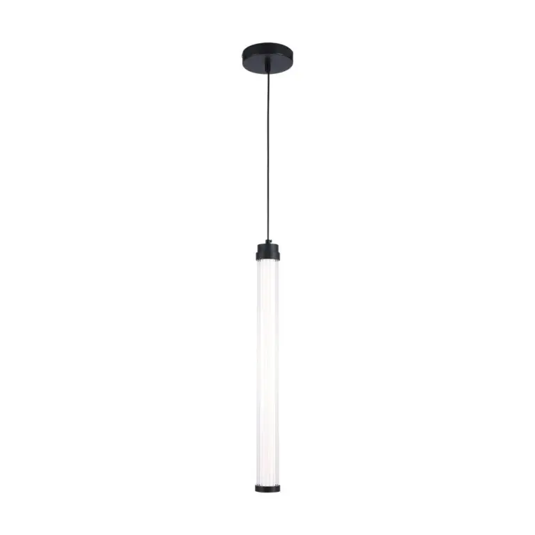 5W LED Designer pendel - 600lm, Metal + Glas, Ø5,5cm, inkl. lyskilde