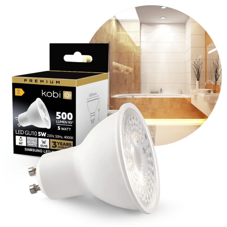 5W - LED GU10 - 4000K - 500lm - SAMSUNG LED - Ikke dæmpbar