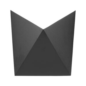 5W LED væglampe - IP65, sort, 110lm/W, 17,5x17,5cm, aluminium, inkl. lyskilde