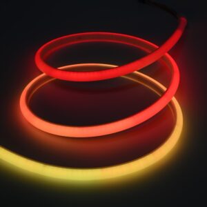 5m udendørs RGBIC Neon LED strip - 2 meter ledning, 10W/m, 576 LED pr. meter, 24V, IP67
