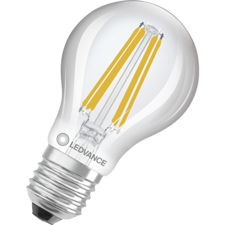 6 stk Ledvance Ultra Efficient E27 standardpære, 3000K, 7,2W