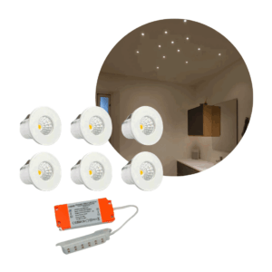 6 stk. IBIS Mini Spot - Stjernehimmel LED - Inkl. Driver & Fordeler