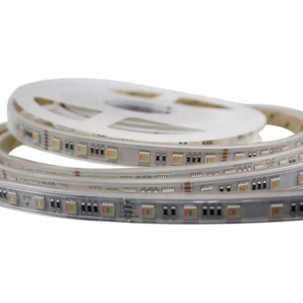 60 LED Stribe Lys 24W/m - CCT 3in1+RGB, IP65, 24V.