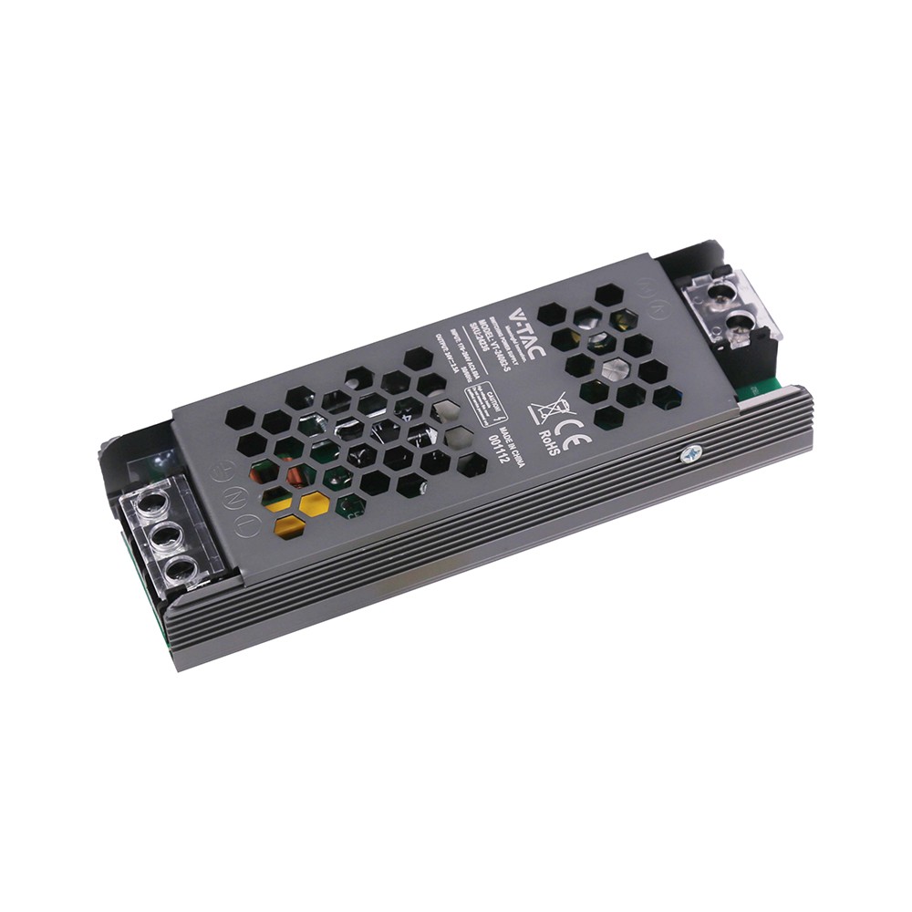 60W / 24V DC Slim strømforsyning til LED strips - 2.5A, IP20 indendørs