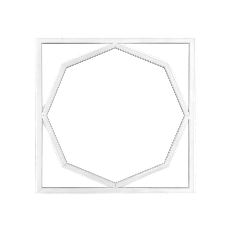 60x60 LED Octagon Borderline panel, 72W - 6500K, Dual Lifud driver, flicker free