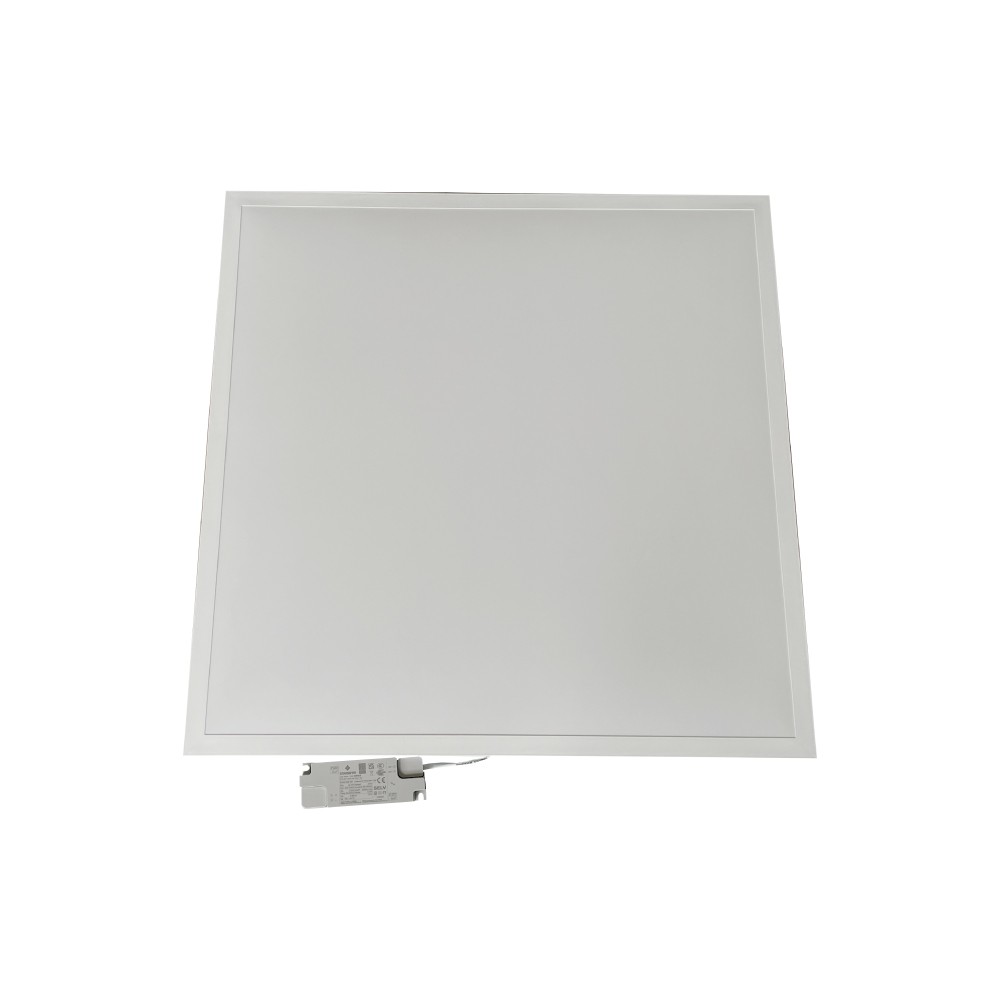 60x60 LED Panel, 40W - Højde:33mm, 120 lm/W, 5 års garanti, hvid kant