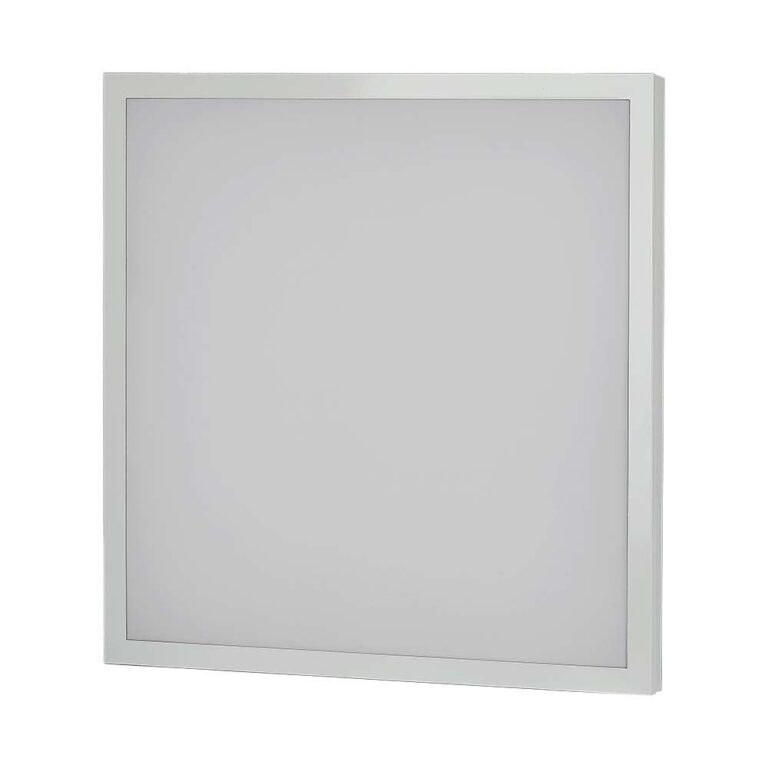 60x60 LED panel, 36W - 110lm/W, 2-i-1 indbygning eller påbygning, hvid kant