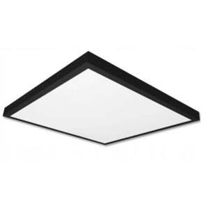 60x60 LED panel, 40W - 80lm/W, indbygget i sort ramme