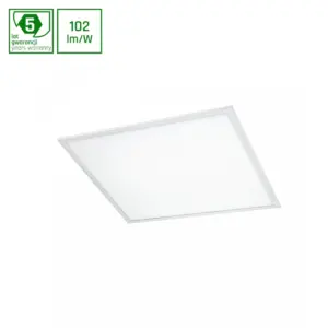 60x60 LED panel, 45W - 102lm/W, 6000K, 5 års garanti