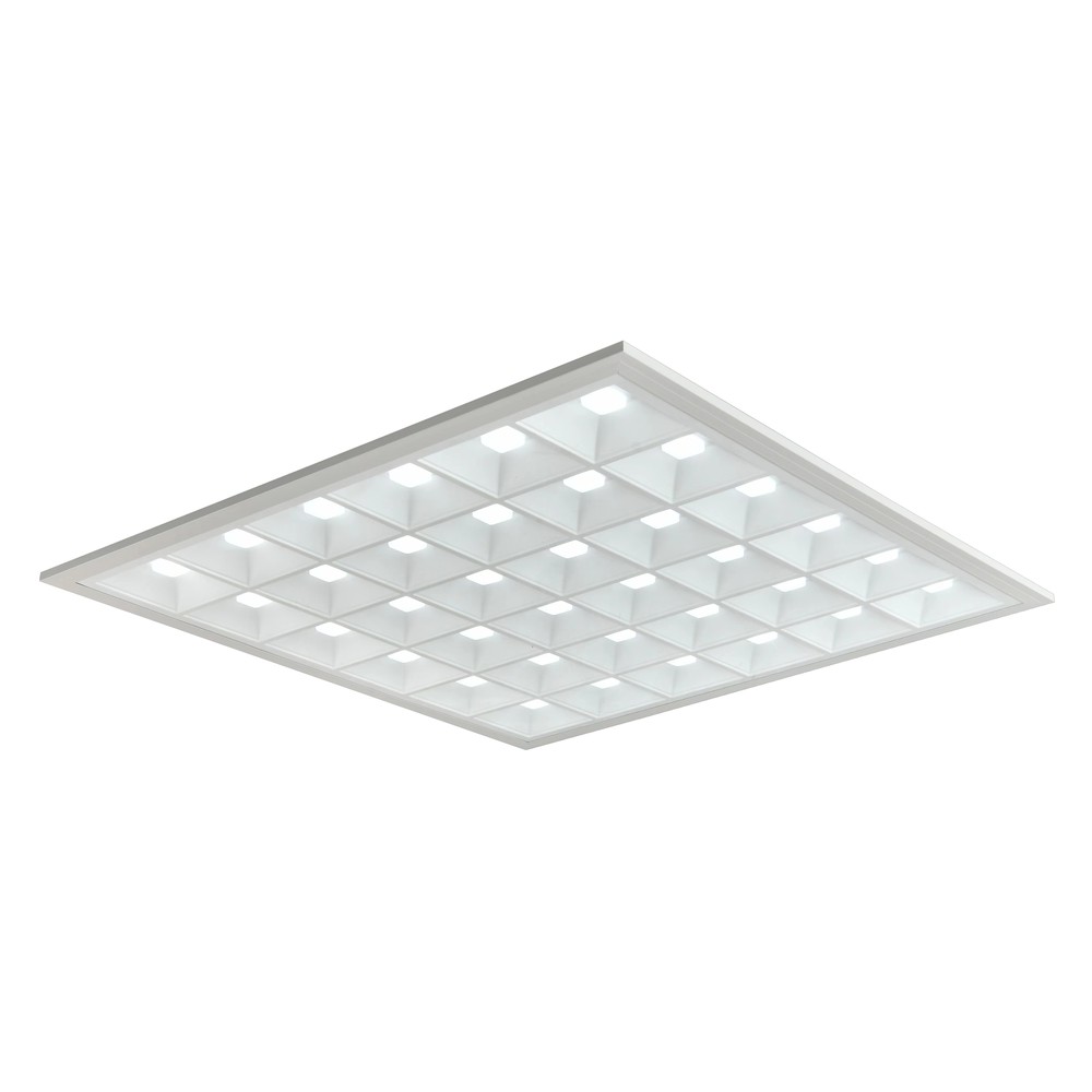 60x60 LED panel Gitter, 36W - 110lm/w, UGR16, RA90, Philips driver, flicker free, hvid kant