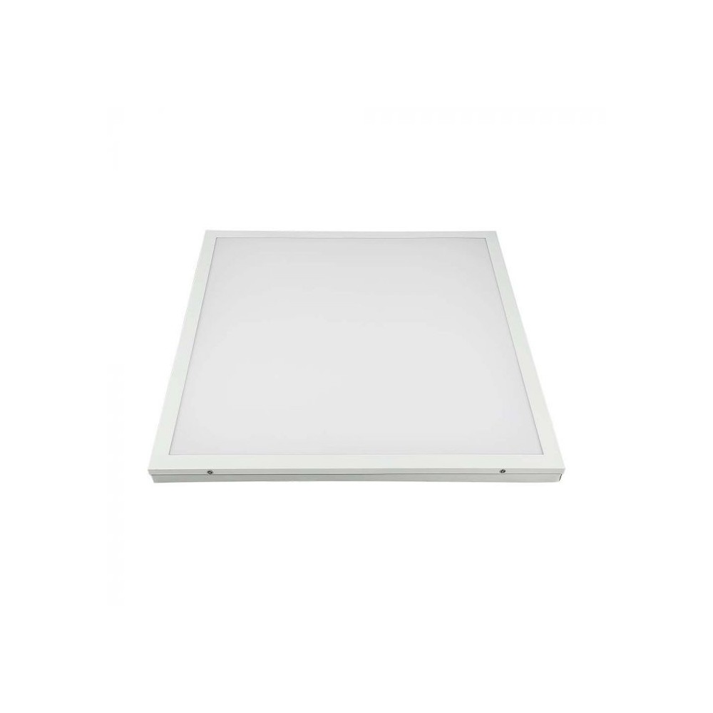 60x60 LED panel i ramme, 36W - Indbygget i hvid ramme, til direkte montering