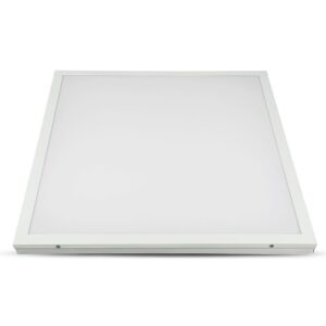 60x60 LED panel i ramme, 40W - Indbygget i hvid ramme, til direkte montering