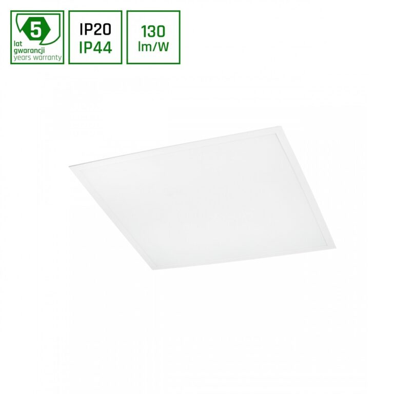 60x60 PHILIPS driver LED panel, 40W - 130lm/W, IP44, 5 års garanti, 3000K