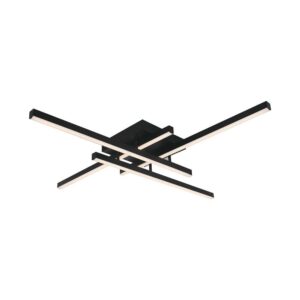 850x850x105 mm VT-7915 loftlampe 38W - LED, metal, 4000K, sort hus