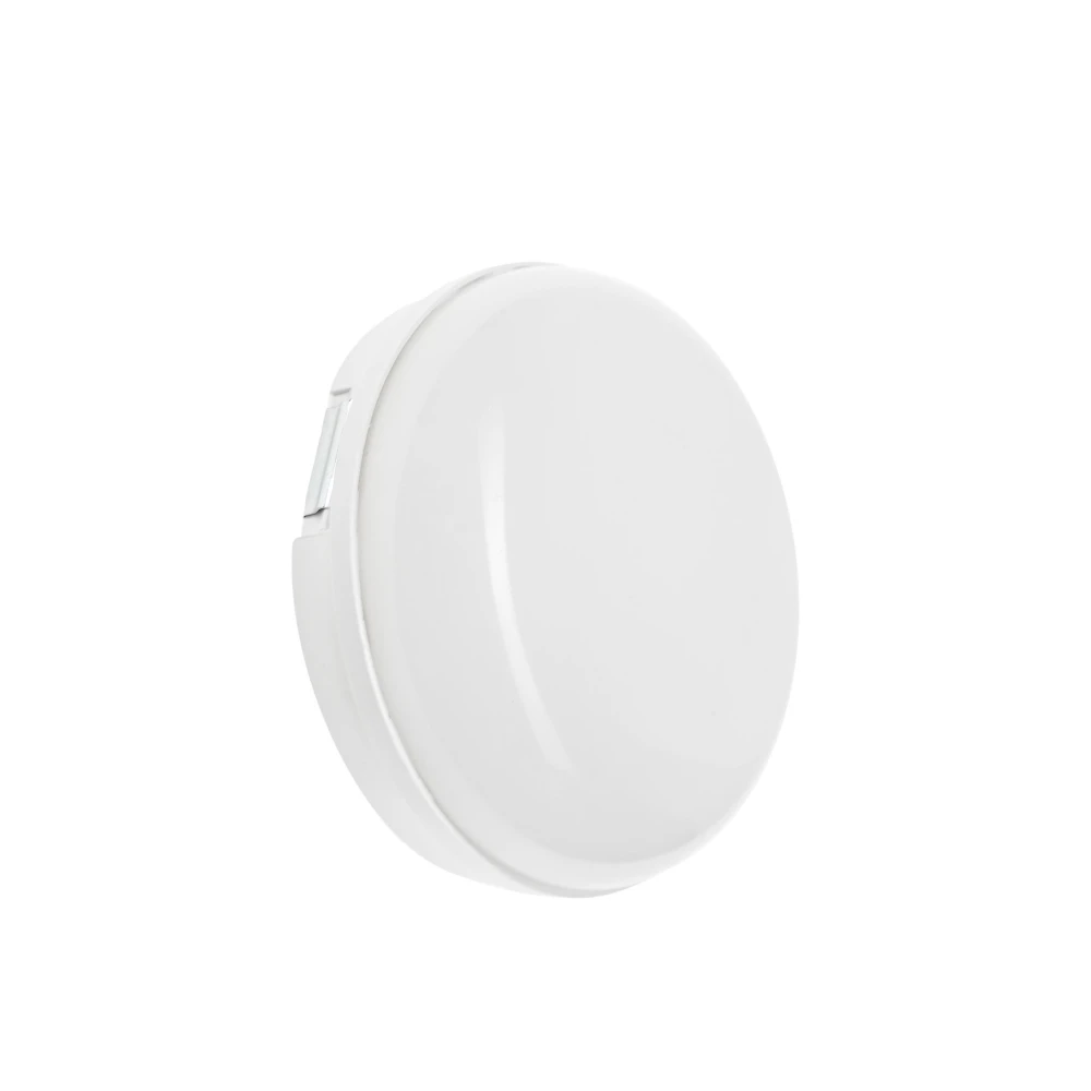 8W LED Technic Væglampe - IP54, IK10, Rund, hvid, inkl. lyskilde