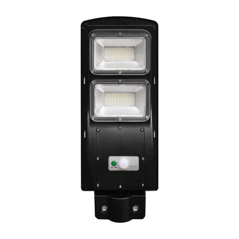 8W Solara LED gadelampe med solcelle - 1000lm, IP65, kold hvid, bevægelsessensor, inkl. fjernbetjening og batteri