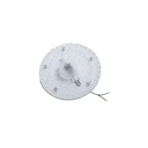 9W LED indsats med linser, flicker free - Ø12,5 cm, erstat G24, cirkelrør og kompaktrør