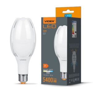 A108 LED-pære 50W E27 - neutral hvid, 230V, 5400lm